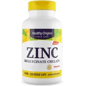 Healthy Origins - Cink Depot 50 mg, 120 vegetarijanskih kapsul