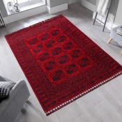 Conceptum Hypnose Bhr 01 - Tepih u Crvenoj i Tamnoplavoj (120 x 180 cm)