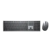 DELL KM7321W tipkovnica Miš priložen RF bežični + Bluetooth QWERTY US Međunarodna Sivo, Titanij