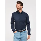 Moška satenasta srajca Ombre SLIM FIT