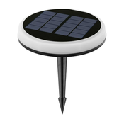 Aigostar - LED Solarna svetilka LED/0,6W/2V 16,5 cm 3000K/400K/6500K IP65 črna