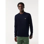 Lacoste Pulover AH1985-166 Mornarsko modra Regular Fit