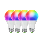 Nanoleaf N7501B02-4A60E-SET 4x LED RGBW Zatemnitvena žarnica A19 E27/9W/230V 2700-6500K