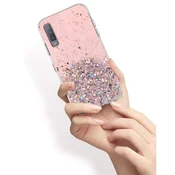 Overboard Ovitek za Samsung Galaxy A7 2018, bleščeč, roza