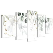shumee Slika na italijanskem platnu 100 x 50 cm pentaptih - eklektični slog - narava Slika na italijanskem platnu 150 x 75 cm pentaptih - eklektični slog - narava