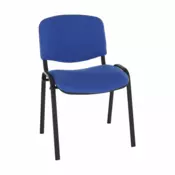eoshop Pisarniški konferenčni stol ISO NEW, moder/črn, kovinsko ogrodje, zložljiv