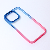 Maska za telefon Colorful Acrylic za iPhone 14 Pro 6.1 plavo-roze