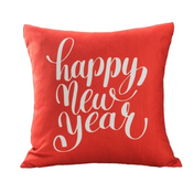 Dekordom dekorativna jastucnica deco 45x45 - happy new year/red mm08 - asd ( 024214 )