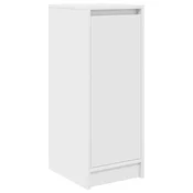 Vidaxl Omarica za čevlje bela 29,5x34x76 cm inženirski les
