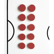 Cawila Označevalni diski BFP TOP COACH Rundmagnet 10er Set 30mm