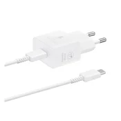 SAMSUNG mrežni punjac, Type-C prikljucak, 25 W, PD brzi punjac + Type-C kabel, BIJELA EP-T2510EWE