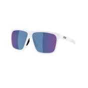 BLIZ Active Eyewear A001 White Suncane naocale grey w blue mirror