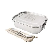 Lunch box set, with 2 accessories, stainless steel, 800ml, Out of Lun