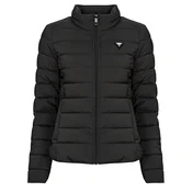 Guess SOLID HEAVY DIANN PUFFER JACKET Črna