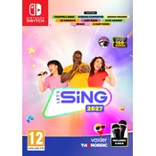 Lets Sing 2027 + 2 mikrofona (Nintendo Switch)