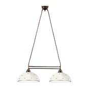 Kolarz 731.82.171 - Luster na sajli NONNA 2xE27/75W/230V sa cvetnim motivom, roze zlato