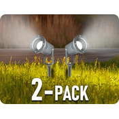 V-TAC VRTNA LED SVETILKA, ČRNA, PODSTAVEK GU10/2-PACK!