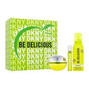 DKNY DKNY Be Delicious set: EDP 100 ml + EDP 15 ml + pena za prhanje 150 ml za ženske