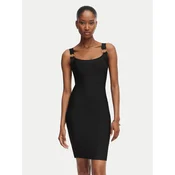 Marciano Guess Cocktail obleka G6YK40 Z1082 Črna Slim Fit