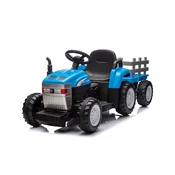 Otroški električni traktor s prikolico Farm 24V 2x45W moder