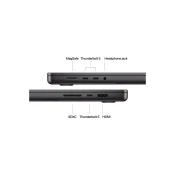 16-inčni MacBook Pro M4 Max sa 14-jezgarnim CPU-om i 32-jezgarnim GPU-om, 36GB objedinjene memorije i 1TB SSD-om - Space Black