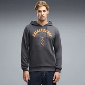 PUMA Galatasaray S.K. ftblCulture Hoodie Men, Clothing, Flat Dark Gray/Summer Sunset, M