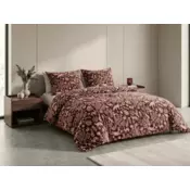 Ljubki dom Mikroplišasta posteljnina GOZDNE ŽIVALI bordo Velikost posteljnine: 70 x 90 cm | 140 x 200 cm