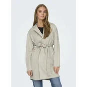 Womens cream suede coat ONLY Joline - Women