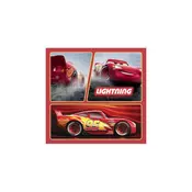Clementoni Cars sestavljanka puzzle 3 x 48 kosov