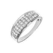 DIAMANT LETERNEL Prstan srebrna