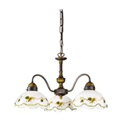 Kolarz 731.83.110 - Luster na lancu NONNA 3xE27/75W/230V, vinska boja