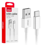 slomart AMiO polnilni kabel USB-A - USB-C, 2A, 200cm