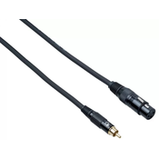 Kabel Bespeco - EAXFR150, RCA/RCA, 1.5m, crni