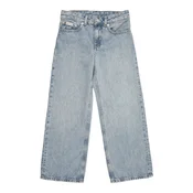 Calvin Klein Jeans hlače LVCKSJC02G Modra Wide Leg