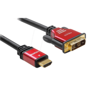 HDMI-DVI-D 18+1 kabel  5m Delock