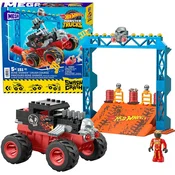 Hot Wheels Monster truck kaskaderske blokove 151ele automobil + rampa ZA5996