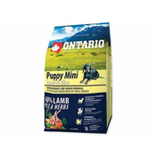 Hrana Ontario Puppy Mini Lamb & Rice 2,25 kg