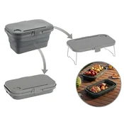 shumee Univerzalna zložljiva košara za piknik 3 v 1, miza, posoda KP03SZ