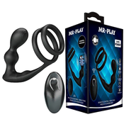 Mr. Play STIMULATOR PROSTATE Z EREKCIJSKIM OBROČKOM Mr. Play Prostate Massager II