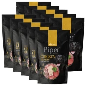 Vrečka Piper Adult s piščančjimi srčki in špinačo 10 x 500 g