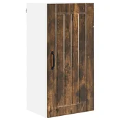 Vidaxl Omarica na steni LUCCA Dimljen hrast 40 x 31 x 80 cm