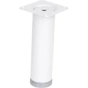 Pohištvena noga o 40 x 150 mm, bela