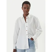 HUGO Srajca Erigeron 50559507 Bela Relaxed Fit