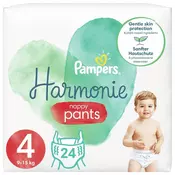 Pampers Pants Harmonie hlace pelene, Velicina 4, 9–15 kg, 24 komada