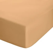Rumena/oranžna napenjalna rjuha iz perkala 90x190 cm Easy Iron Percale – Catherine Lansfield