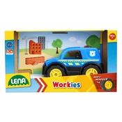 slomart Lena Workies Policija vozilo, 12 cm