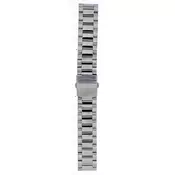 Metalni kaiš - MK22.08 Srebrni 22mm