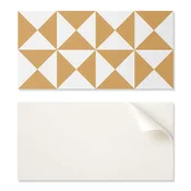 shumee Samolepilna vinilna dekorativna plošča s potiskom 120x60 cm geometrijski trikotni vzorec