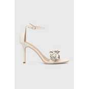 Kožne sandale Lauren Ralph Lauren Allie boja: bijela, 802935571005