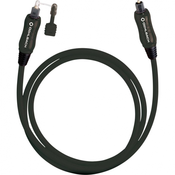 Oehlbach Toslink digitalni-avdio priključni kabel [1x Toslink-vtič (ODT) - 1x Toslink-vtič (ODT)] 1.50 m črna Oehlbach OPTO Star Black